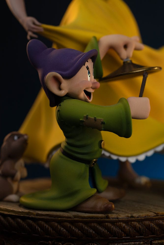 Iron Studios Schneewittchen und die sieben Zwerge Art Scale Snow White and Dopey Deluxe Edition 1/10 Statue