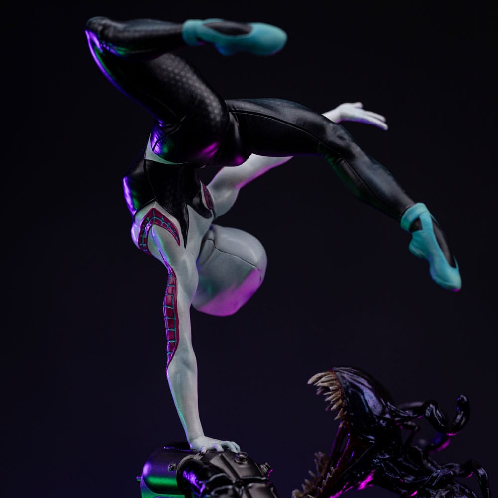 Iron Studios Spider-Man vs Villains Ghost Spider Diorama 1/10 Art Scale Statue