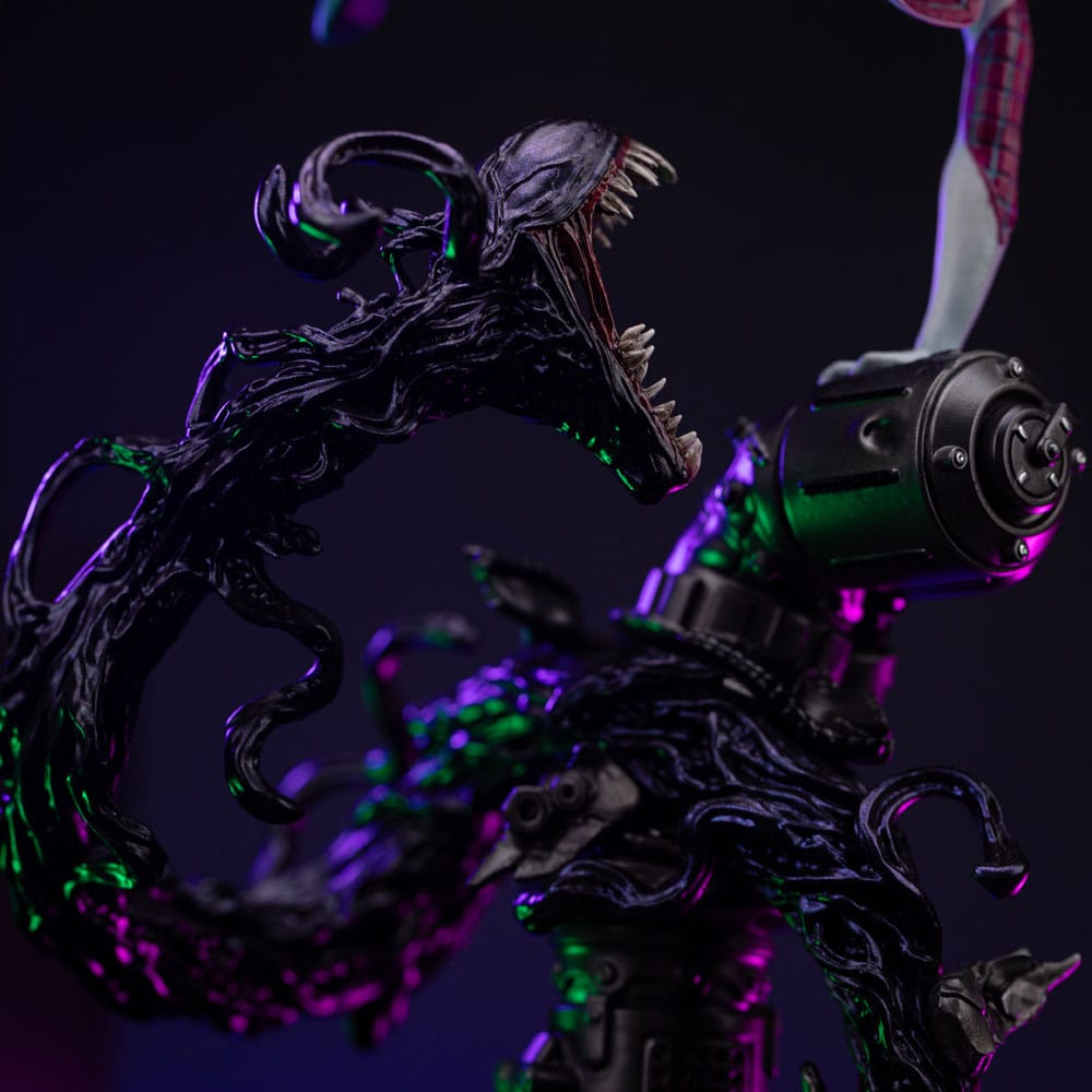 Iron Studios Spider-Man vs Villains Ghost Spider Diorama 1/10 Art Scale Statue