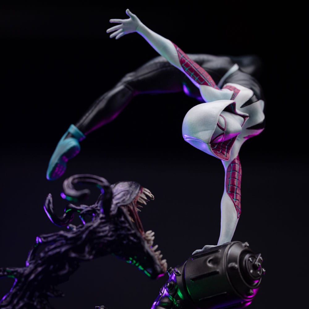 Iron Studios Spider-Man vs Villains Ghost Spider Diorama 1/10 Art Scale Statue