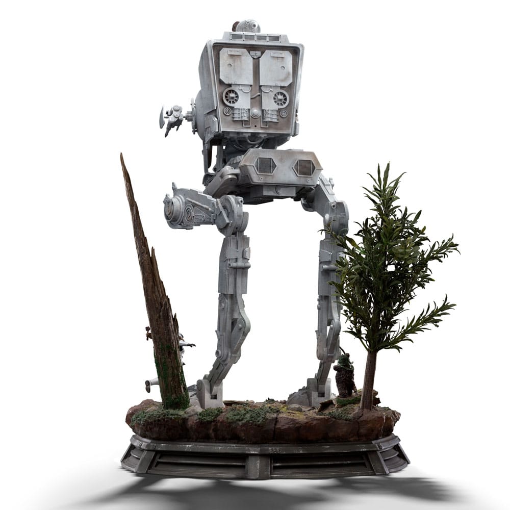 Iron Studios Star Wars Demi Art Scale AT-ST And Chewbacca 1/20 Statue 53 cm