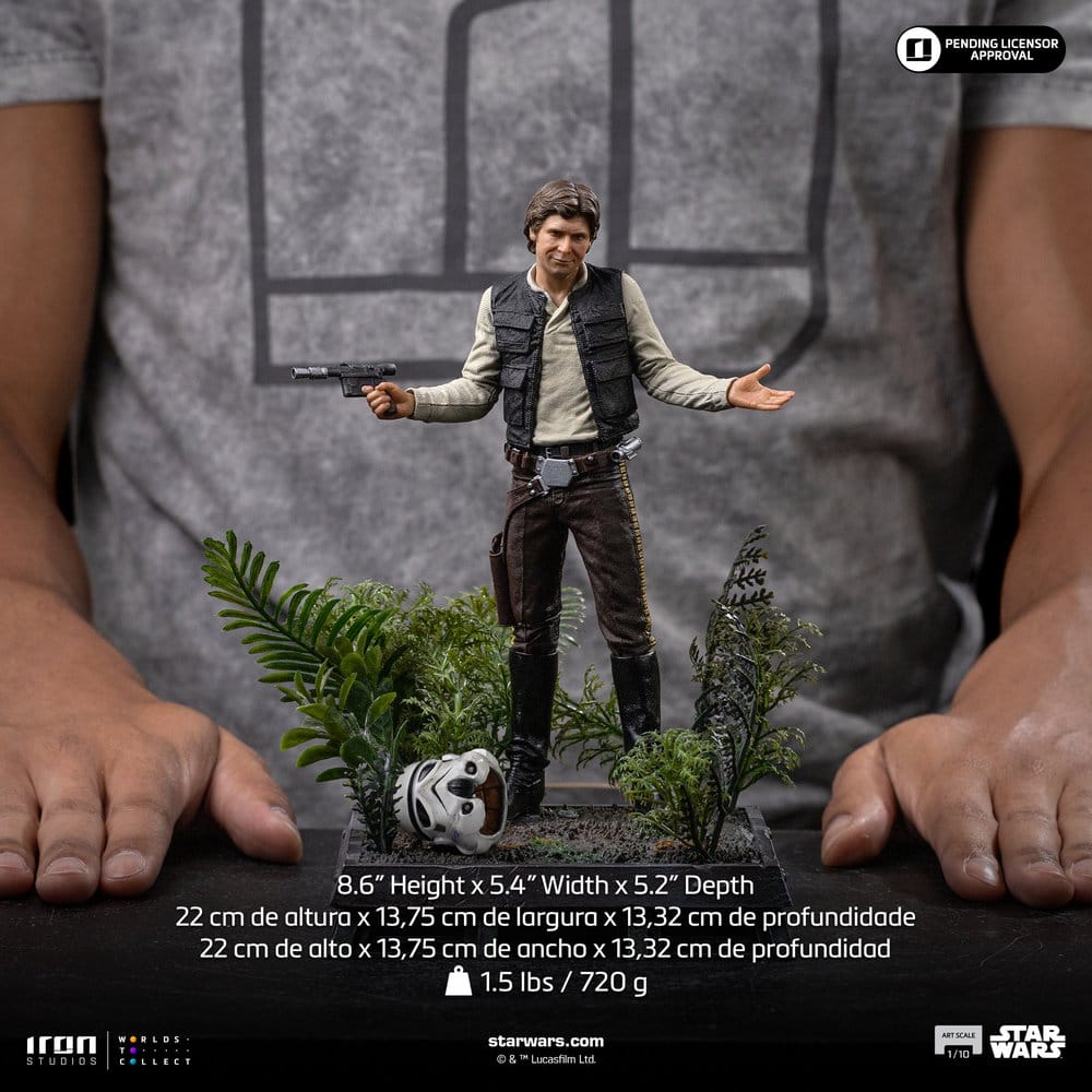 Iron Studios Star Wars Han Solo (Episode VI) 1/10 Art Scale Statue