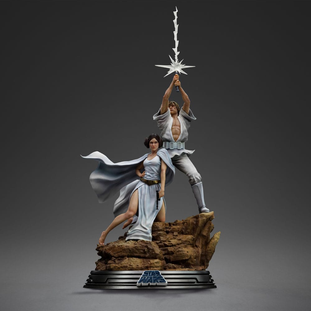 Iron Studios Star Wars Luke and Leia 1/10 Deluxe Art Scale Statue