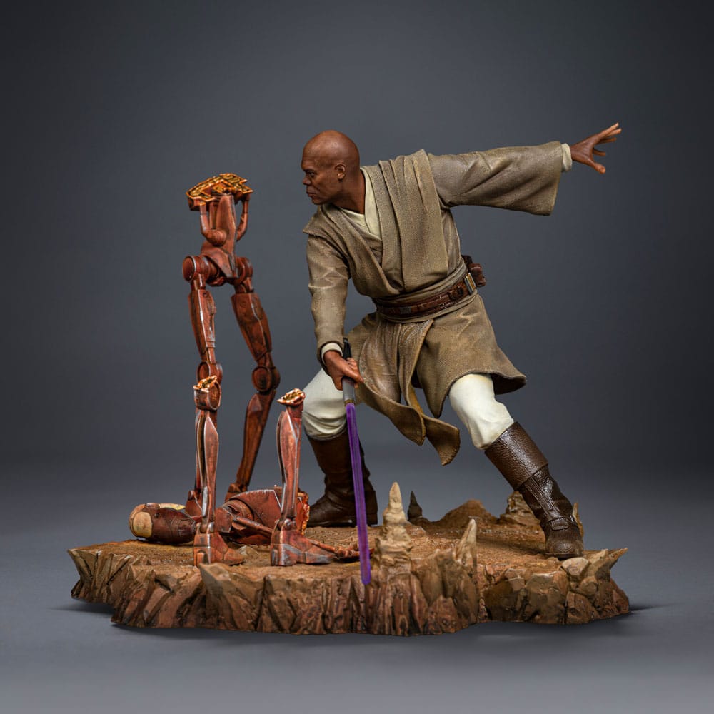 Iron Studios Star Wars Mace Windu 1/10 Art Scale Statue
