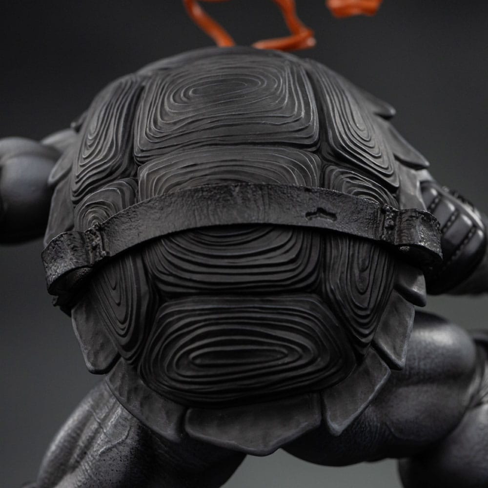 Iron Studios Teenage Mutant Ninja Turtles Michelangelo Black and White Exclusive 1/10 Statue