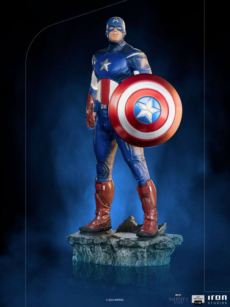 Iron Studios The Infinity Saga Captain America Battle of NY 1/10 Statue