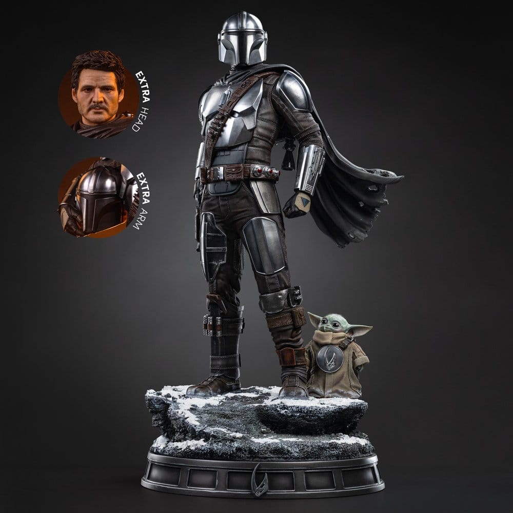 Iron Studios The Mandalorian & Grogu Legacy Replica 1/4 Statue
