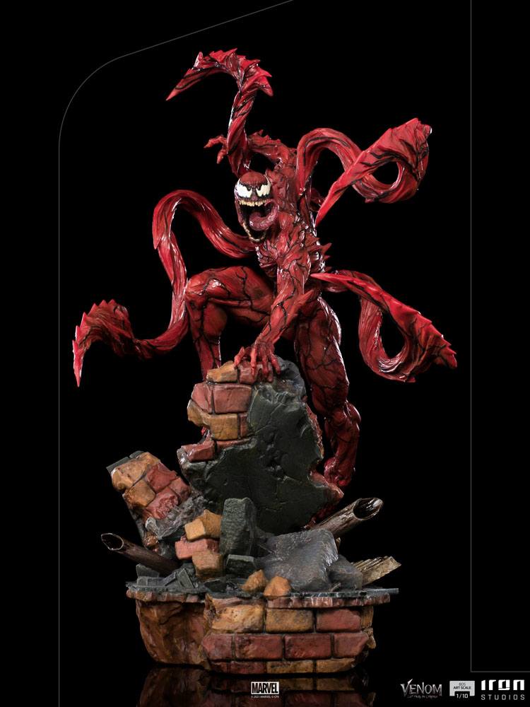 Iron Studios Venom Let There Be Carnage - Carnage BDS 1/10 Art Scale Statue - Beschädigte Verpackung