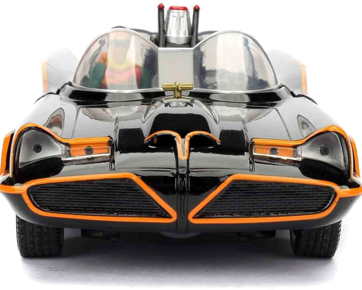 Jada Toys Batman 1966 Batmobile with Batman & Robin Die-Cast Model