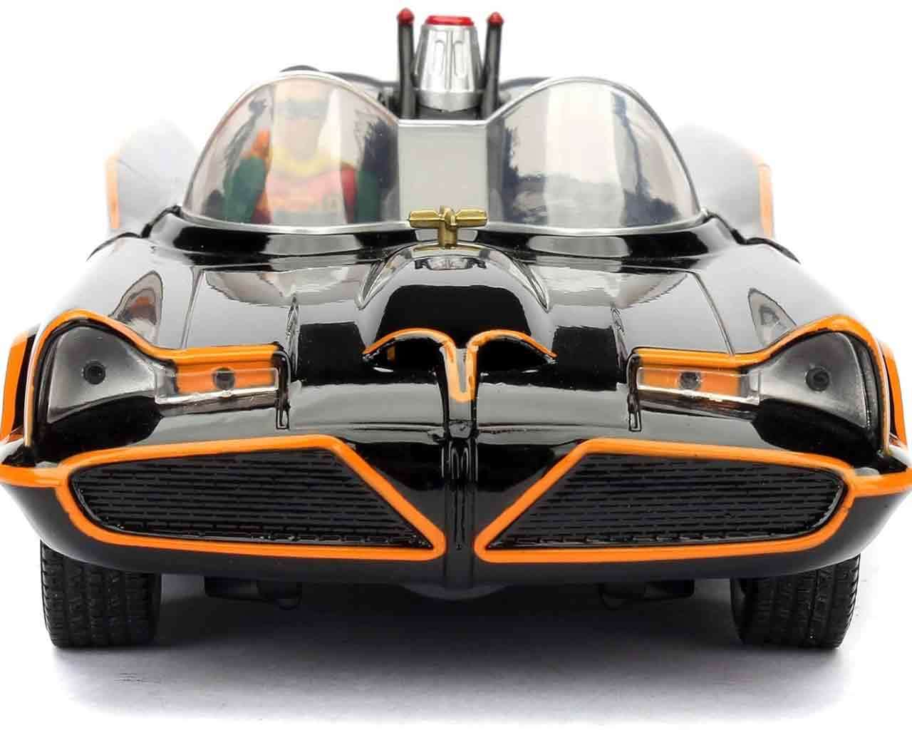 Jada Toys Batman 1966 Batmobile with Batman & Robin Die-Cast Model