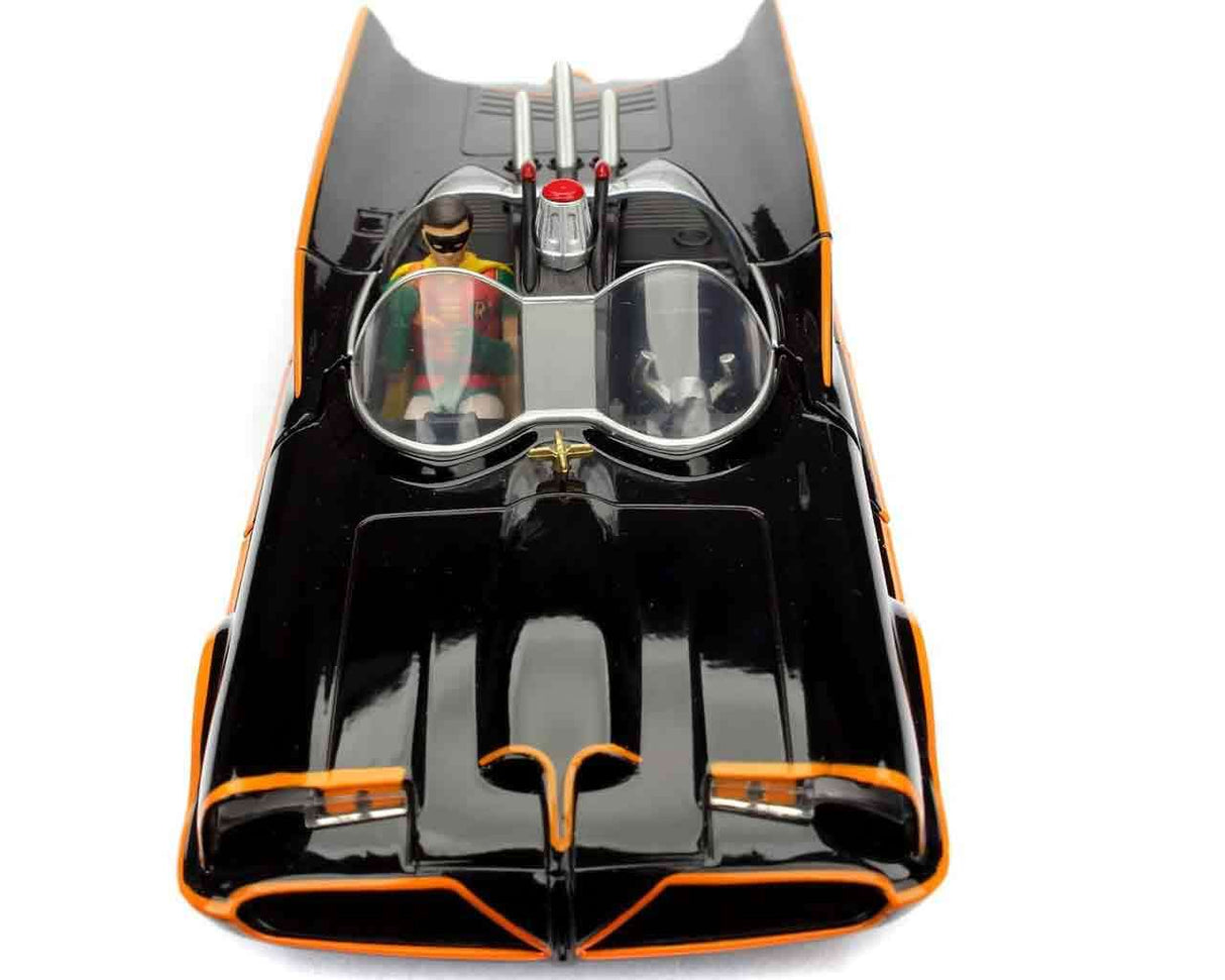 Jada Toys Batman 1966 Batmobile with Batman & Robin Die-Cast Model