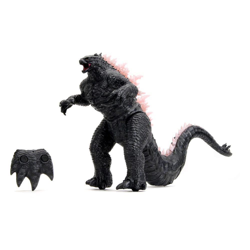 Jada Toys Godzilla x Kong The New Empire 63 cm Walking RC 1/12 Heat-Ray Breath Godzilla