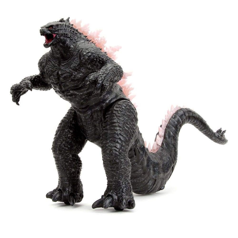 Jada Toys Godzilla x Kong The New Empire 63 cm Walking RC 1/12 Heat-Ray Breath Godzilla