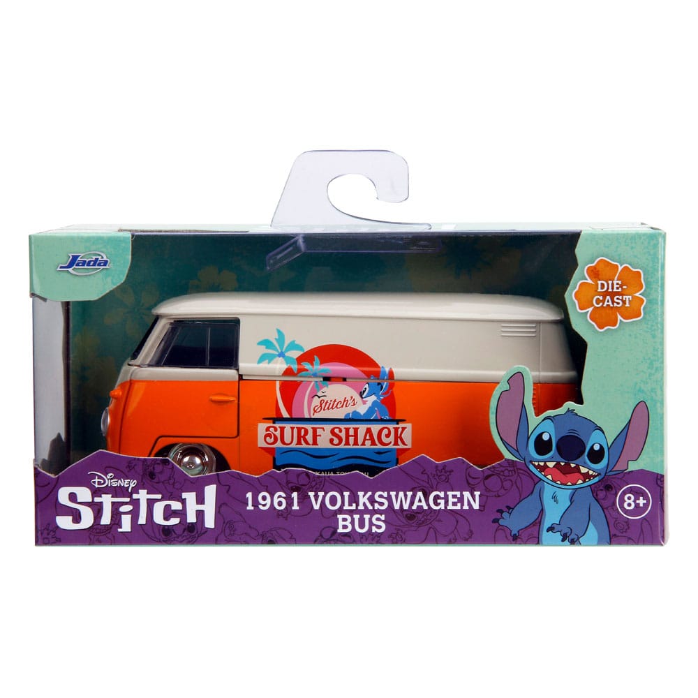 Jada Toys Lilo & Stitch 1961 VW Bus Stitch 1/32 Diecast Modell