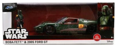 Jada Toys Star Wars Boba Fett 2005 Ford GT Diecast 1/24 Modell