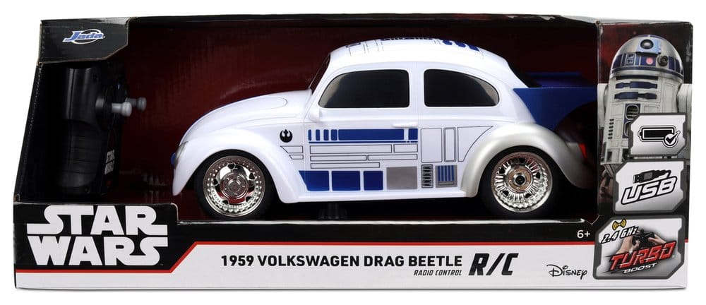 Jada Toys Star Wars R2-D2 VW Drag Beetle RC 1/16