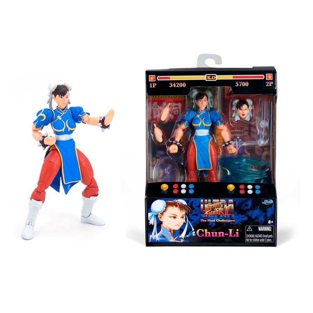 Jada Toys Ultra Street Fighter II The Final Challengers Chun-Li 1/12 Actionfigur