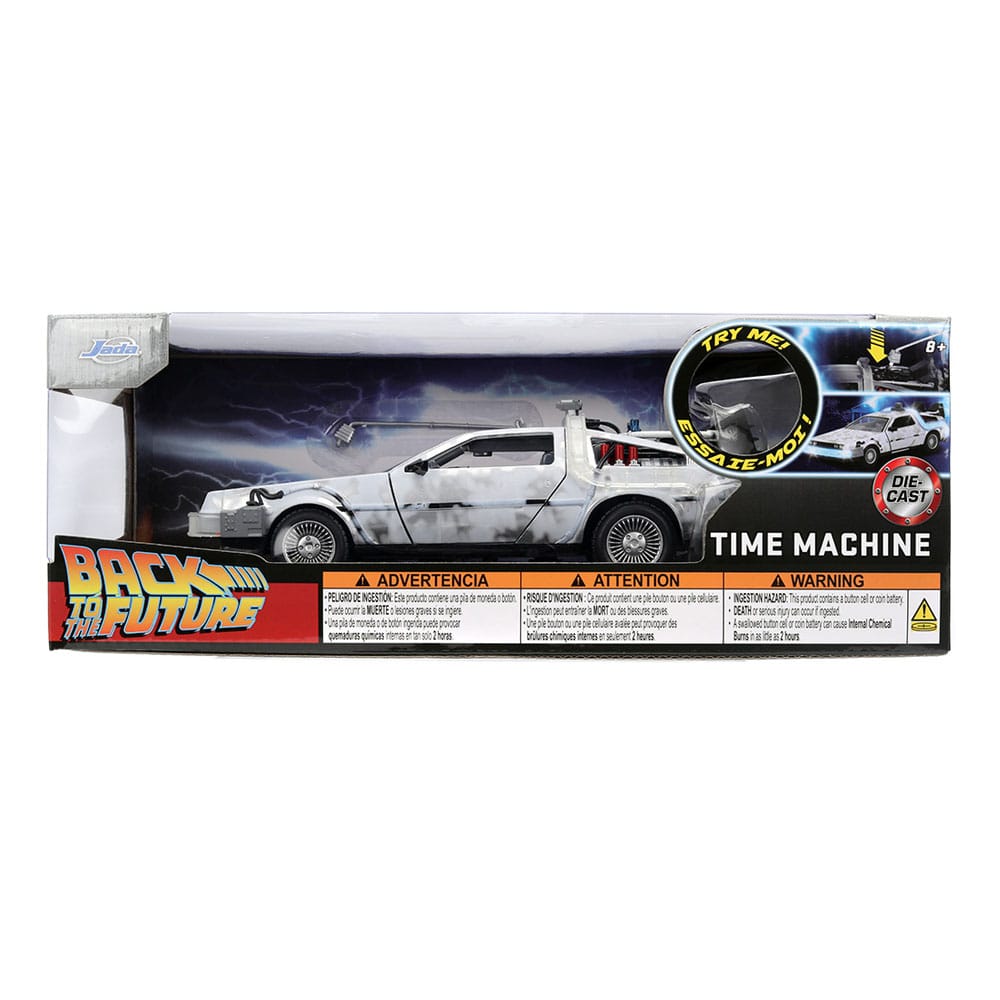 Jada Toys Zurück In Die Zukunft Time Machine Frost 1/24 Diecast Modell