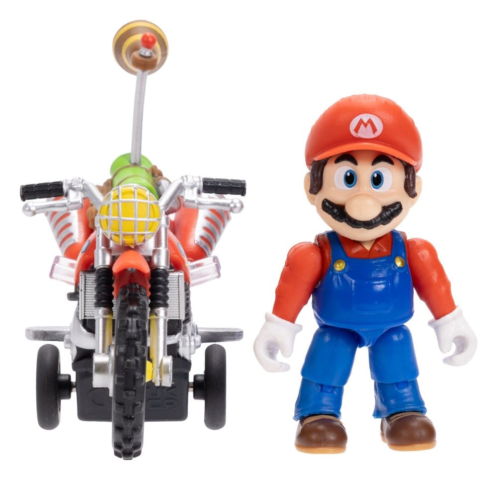Jakks Pacific Der Super Mario Galaxy Film Mario Mit Rückziehmotorrad Actionfigur