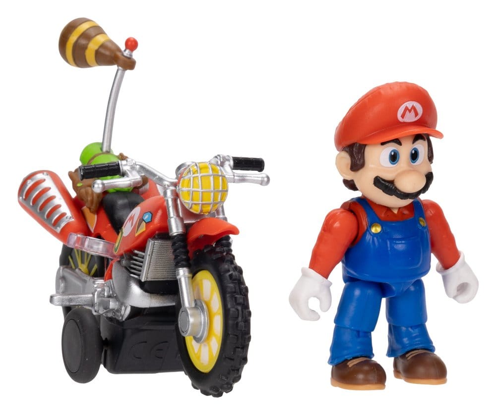 Jakks Pacific Der Super Mario Galaxy Film Mario Mit Rückziehmotorrad Actionfigur