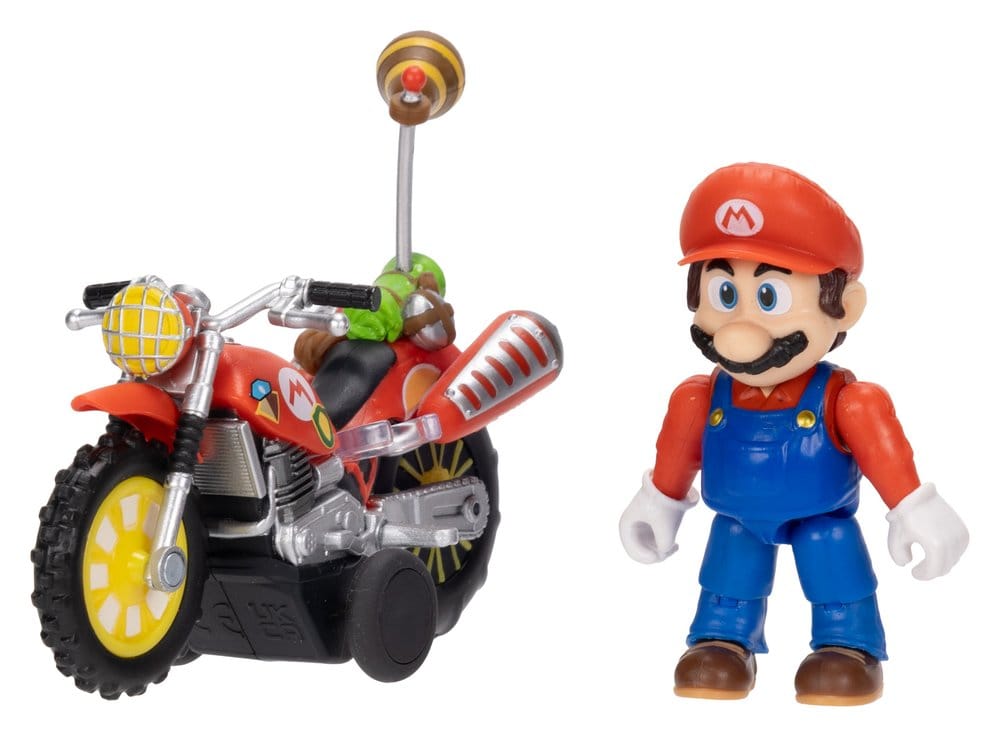 Jakks Pacific Der Super Mario Galaxy Film Mario Mit Rückziehmotorrad Actionfigur