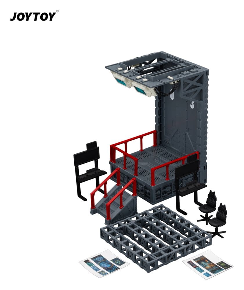 Joy Toy (CN) Dark Source Diorama Vitrine im Hangar-Stil 03