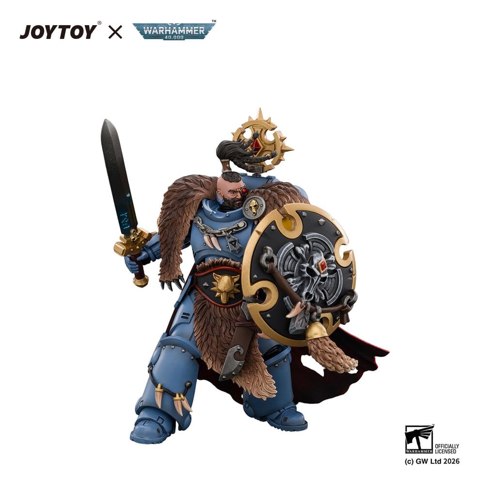 Joy Toy (CN) Space Marine Space Wolves Wolf Guard Battle Leader Actionfigur