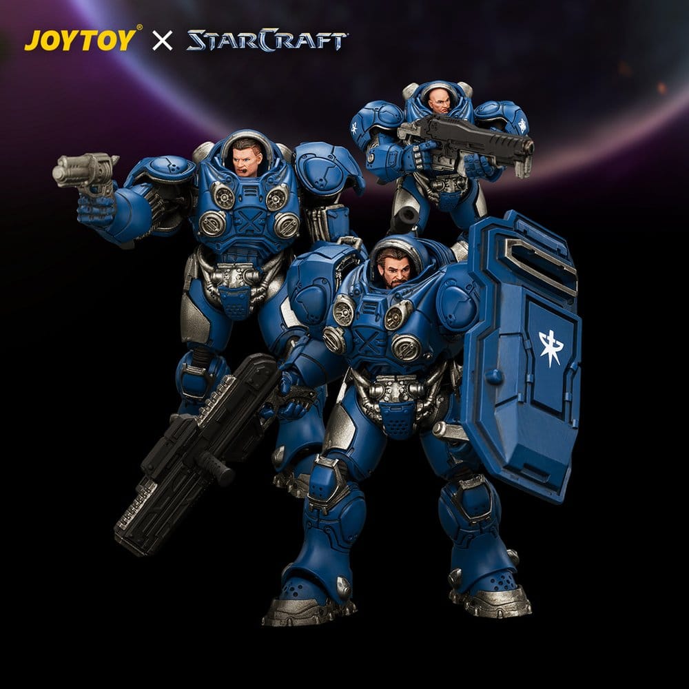 Joy Toy (CN) StarCraft Figuren-Set Terran Marine