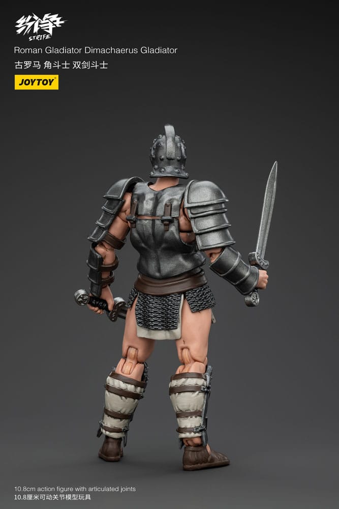 Joy Toy (CN) Strife Roman Gladiator Dimachaerus Gladiator 1/18 Actionfigur