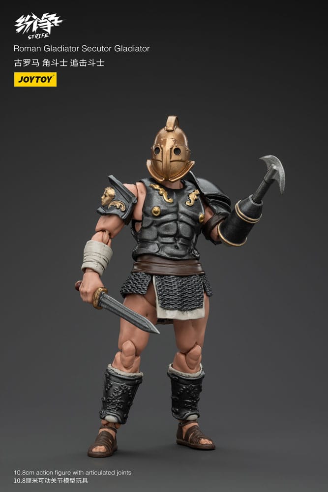 Joy Toy (CN) Strife Roman Gladiator Secutor Gladiator 1/18 Actionfigur