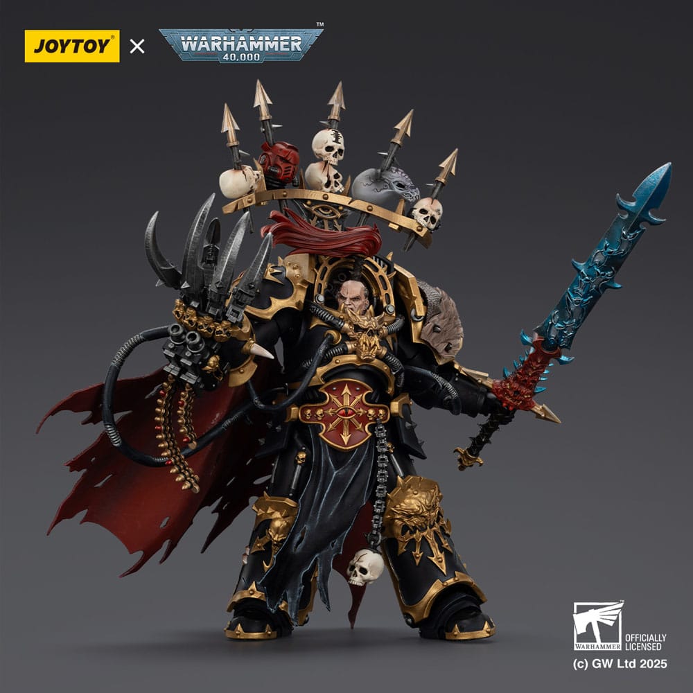 Joy Toy (CN) Warhammer 40,000 Black Legion Abaddon the Despoiler with Drach'nyen and the Talo Actionfigur