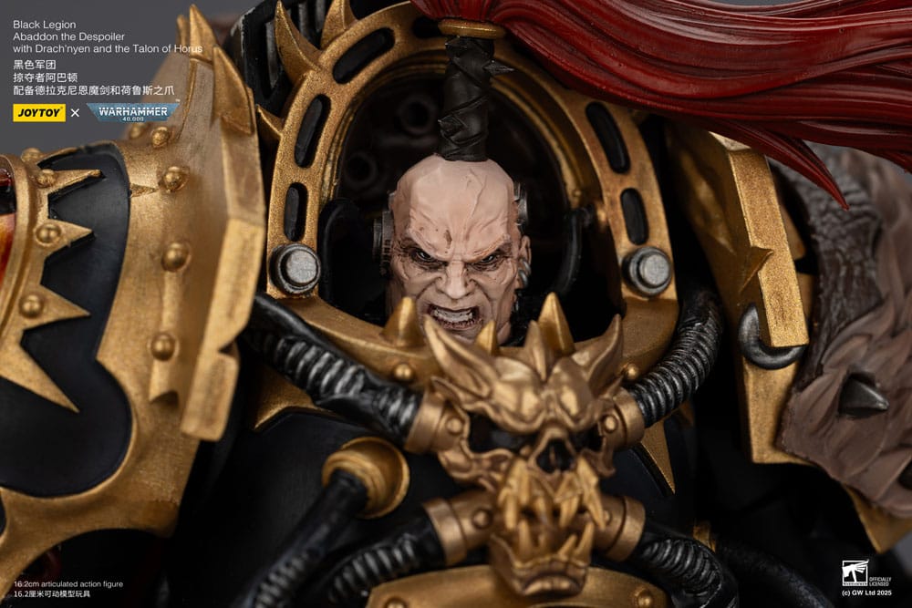 Joy Toy (CN) Warhammer 40,000 Black Legion Abaddon the Despoiler with Drach'nyen and the Talo Actionfigur