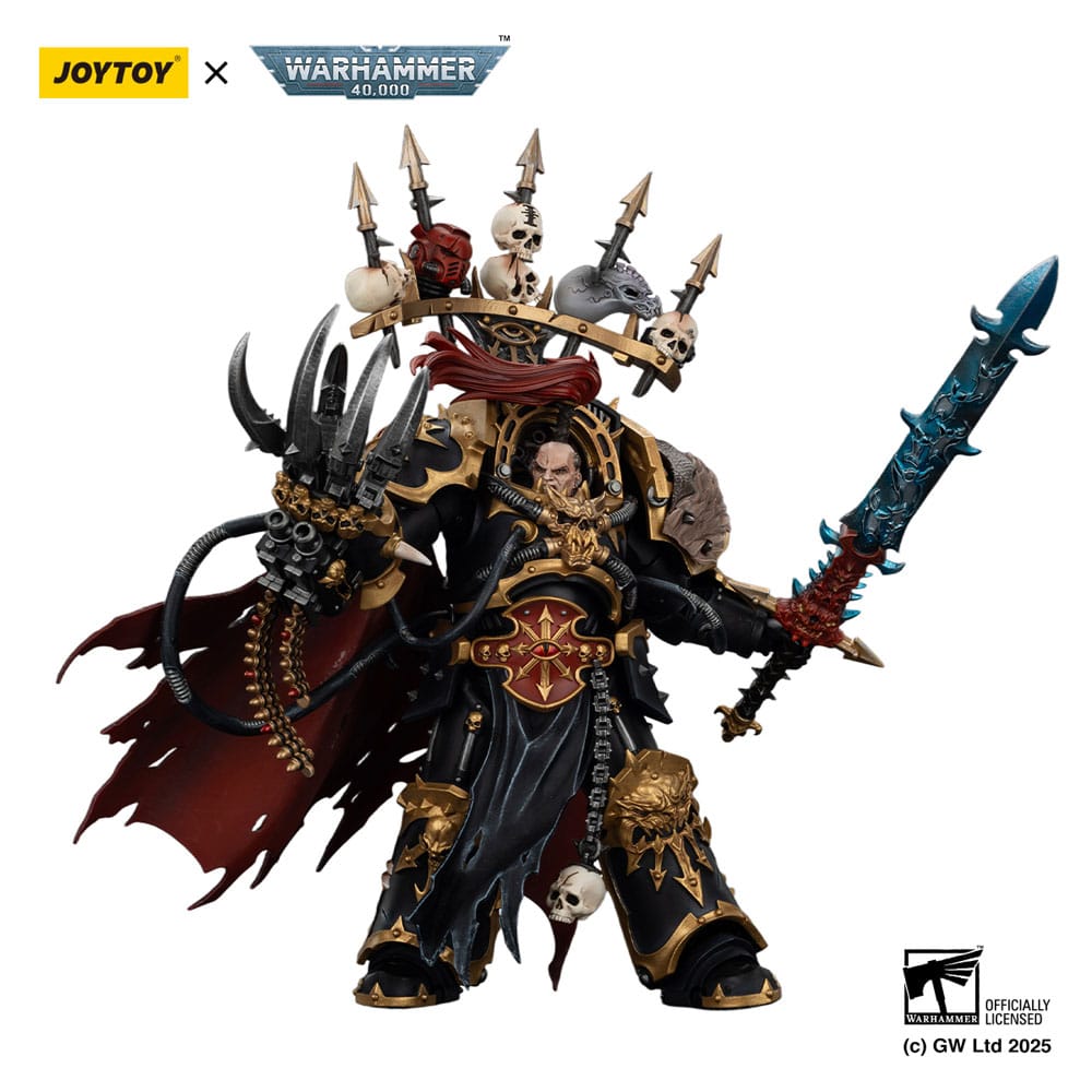 Joy Toy (CN) Warhammer 40,000 Black Legion Abaddon the Despoiler with Drach'nyen and the Talo Actionfigur