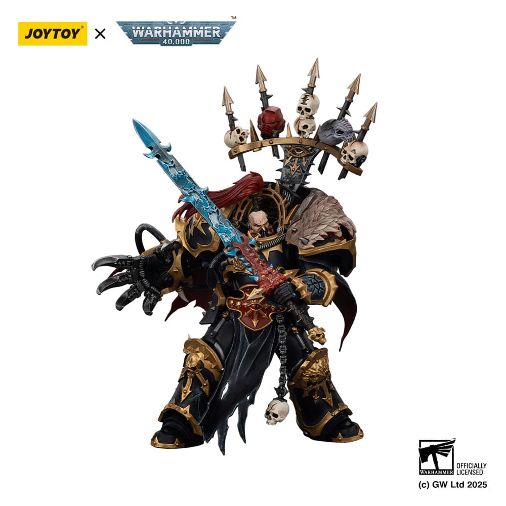 Joy Toy (CN) Warhammer 40,000 Black Legion Abaddon the Despoiler with Drach'nyen and the Talo Actionfigur