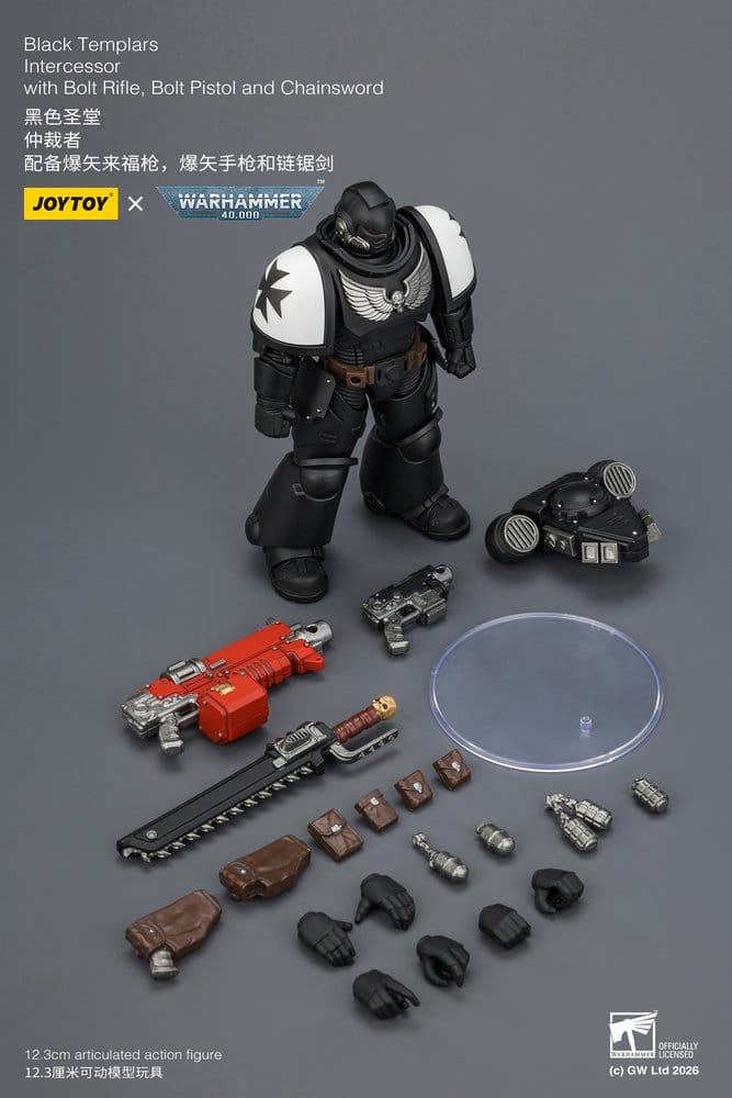 Joy Toy (CN) Warhammer 40,000 Black Templars Intercessor Actionfigur