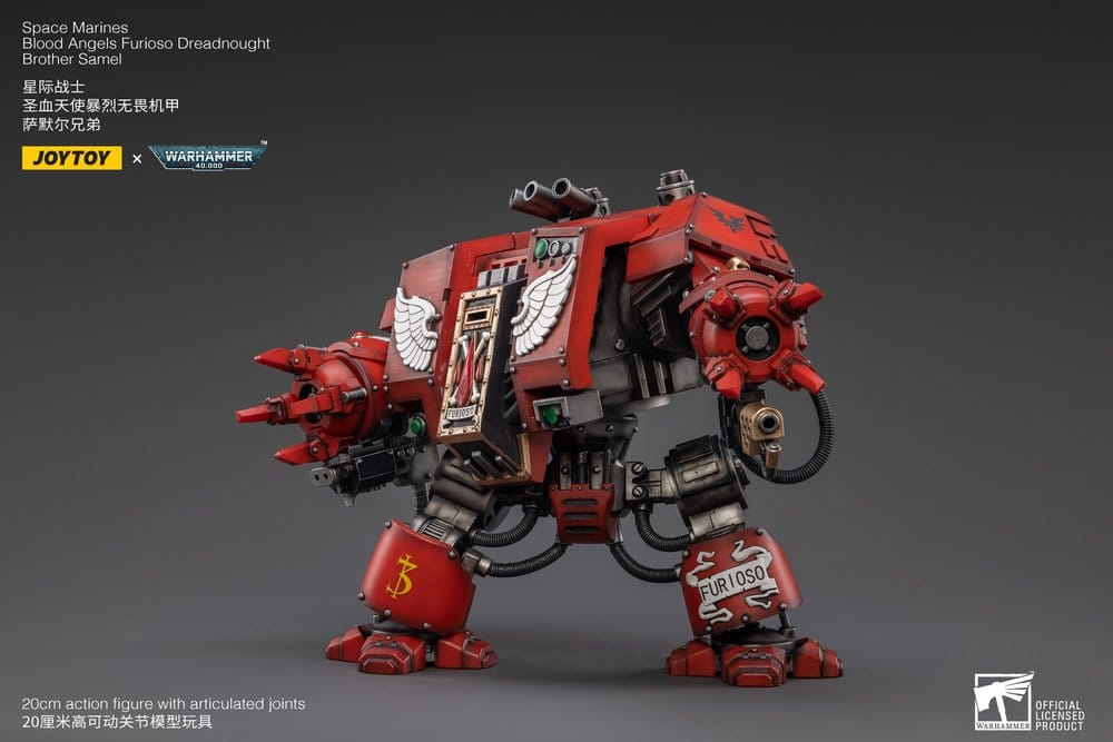 Joy Toy (CN) Warhammer 40,000 Blood Angels Furioso Dreadnought Brother Samel Actionfigur