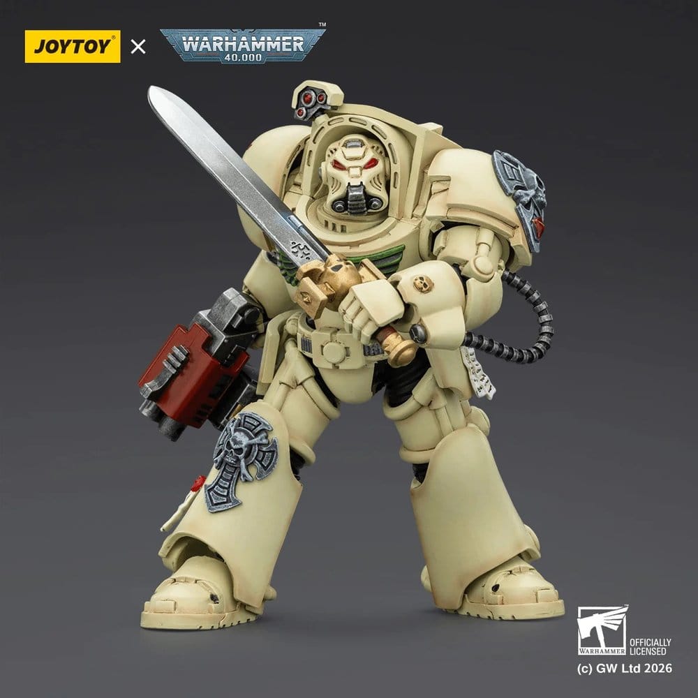 Joy Toy (CN) Warhammer 40,000 Dark Angels Deathwing Terminator 1 with Power Sword and Storm Bolter Actionfigur