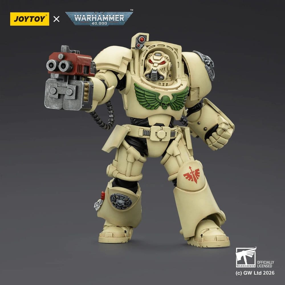 Joy Toy (CN) Warhammer 40,000 Dark Angels Deathwing Terminator 2 with Power Fist and Storm Bolter Actionfigur