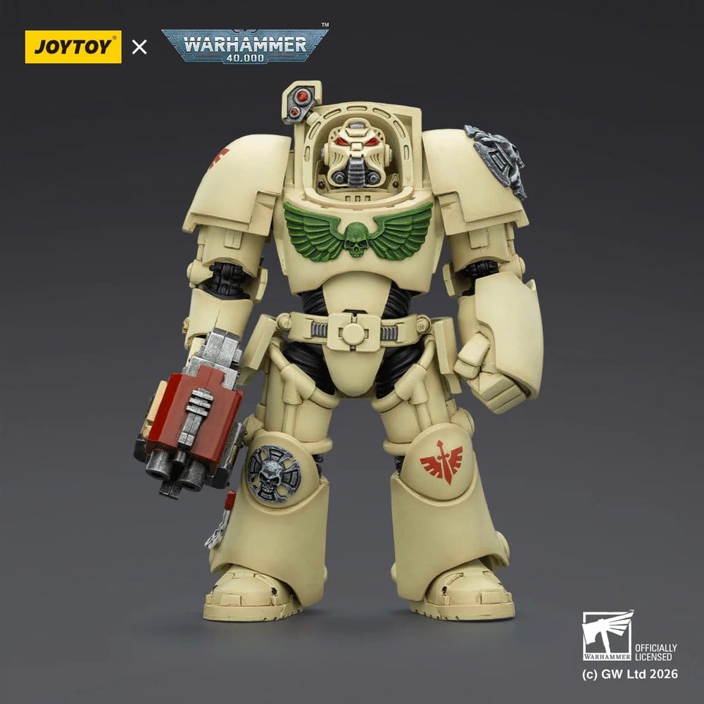 Joy Toy (CN) Warhammer 40,000 Dark Angels Deathwing Terminator 2 with Power Fist and Storm Bolter Actionfigur