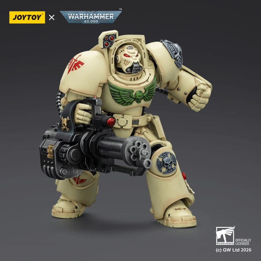 Joy Toy (CN) Warhammer 40,000 Dark Angels Deathwing Terminator 3 with Power Fist and Assault Cannon Actionfigur