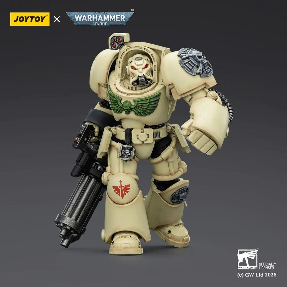 Joy Toy (CN) Warhammer 40,000 Dark Angels Deathwing Terminator 3 with Power Fist and Assault Cannon Actionfigur