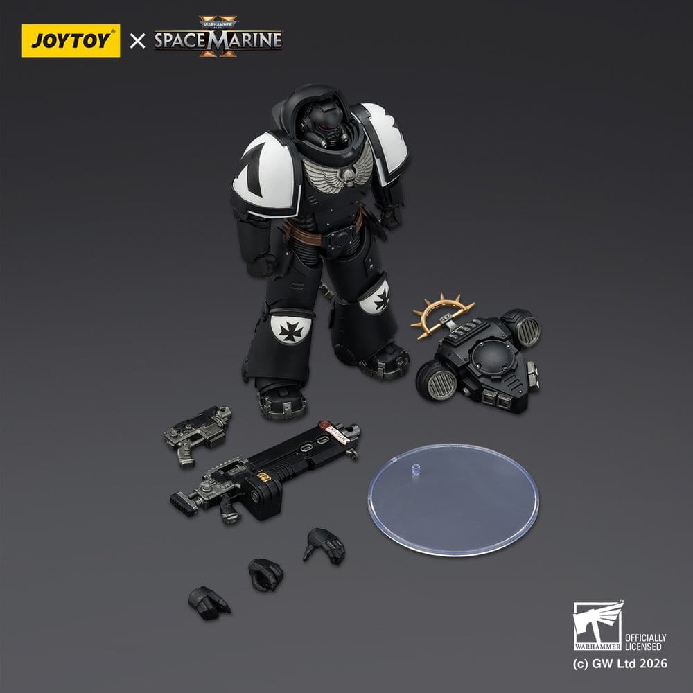Joy Toy (CN) Warhammer 40,000 Game Edition Black Templars Heavy Intercessor Actionfigur