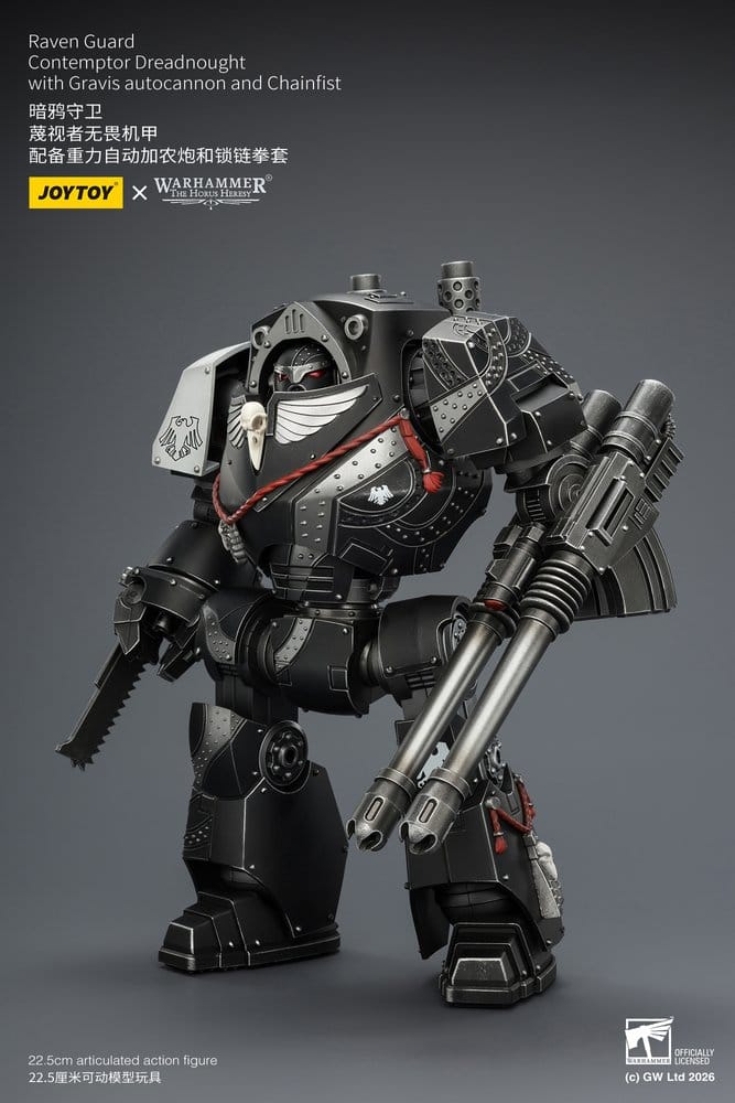 Joy Toy (CN) Warhammer 40,000 Raven Guard Contemptor Dreadnought Actionfigur
