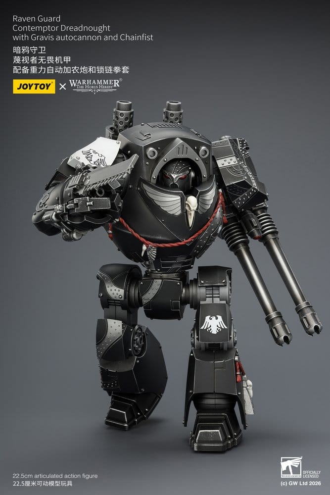 Joy Toy (CN) Warhammer 40,000 Raven Guard Contemptor Dreadnought Actionfigur