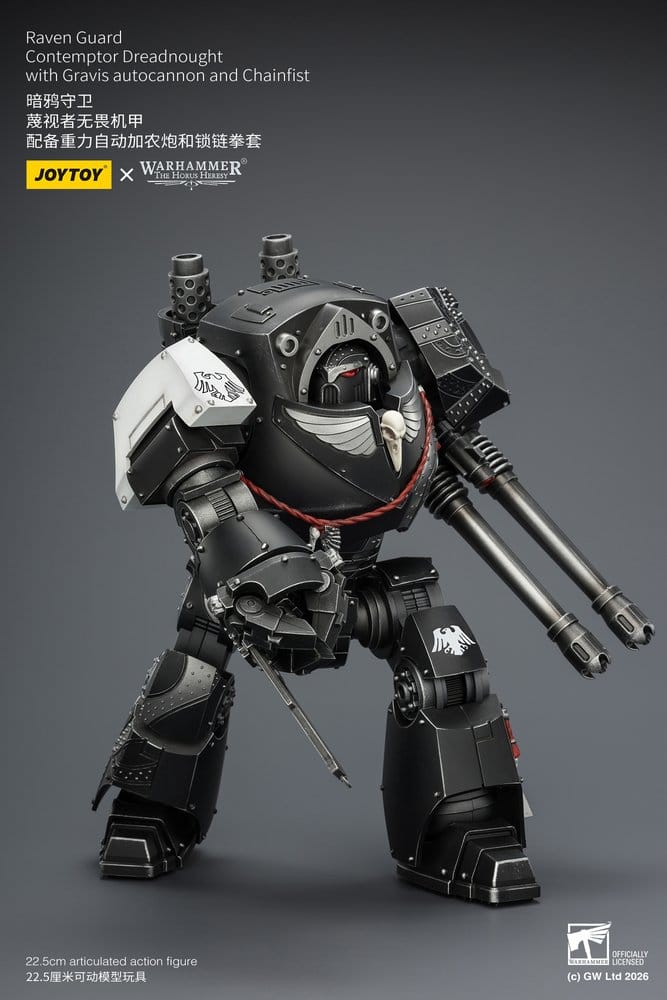 Joy Toy (CN) Warhammer 40,000 Raven Guard Contemptor Dreadnought Actionfigur