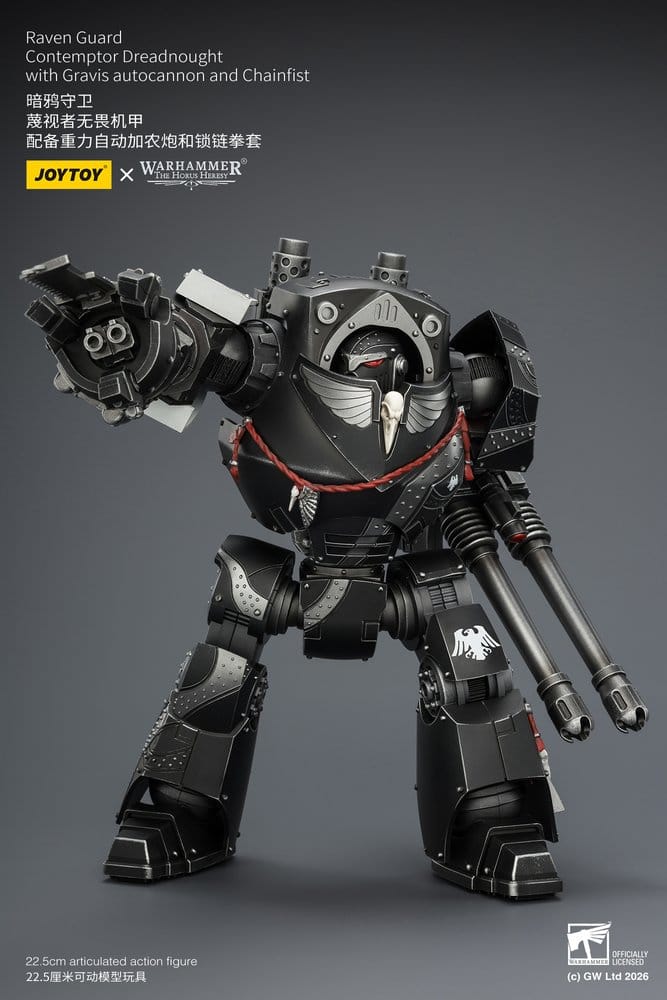 Joy Toy (CN) Warhammer 40,000 Raven Guard Contemptor Dreadnought Actionfigur