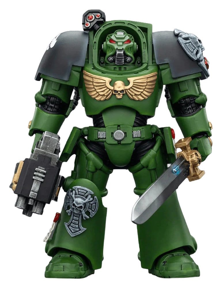 Joy Toy (CN) Warhammer 40,000 Salamanders Terminator 1 with Power Sword and Storm Bolter Actionfigur