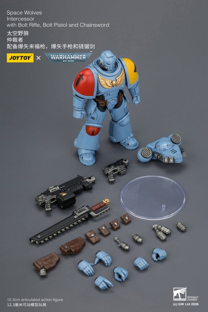 Joy Toy (CN) Warhammer 40,000 Space Wolves Intercessor Actionfigur