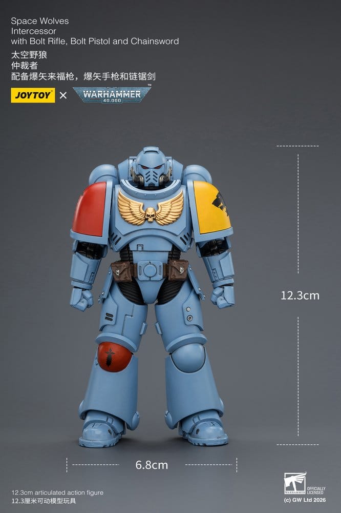 Joy Toy (CN) Warhammer 40,000 Space Wolves Intercessor Actionfigur