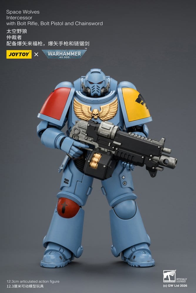 Joy Toy (CN) Warhammer 40,000 Space Wolves Intercessor Actionfigur
